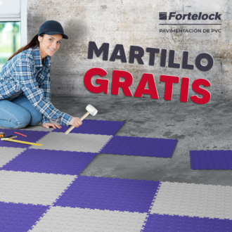 Oferta: Martillo gratis para su nuevo suelo Fortelock